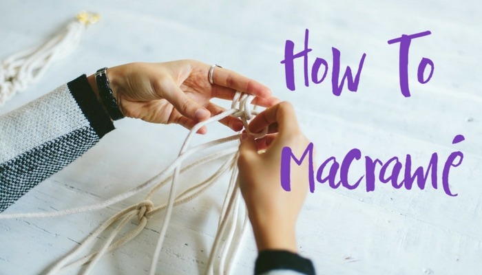 how to macrame