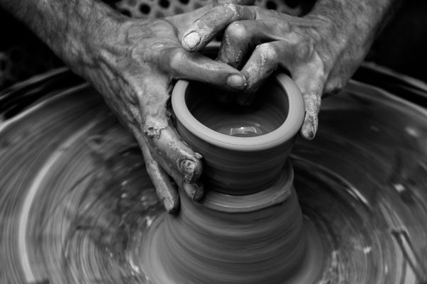 potter's pottery wheel by brent
