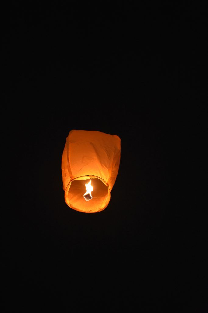 DIY floating lanterns