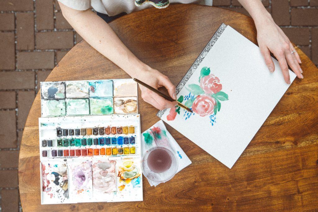 how to paint with watercolors