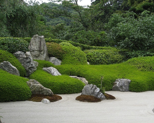 zen sand garden